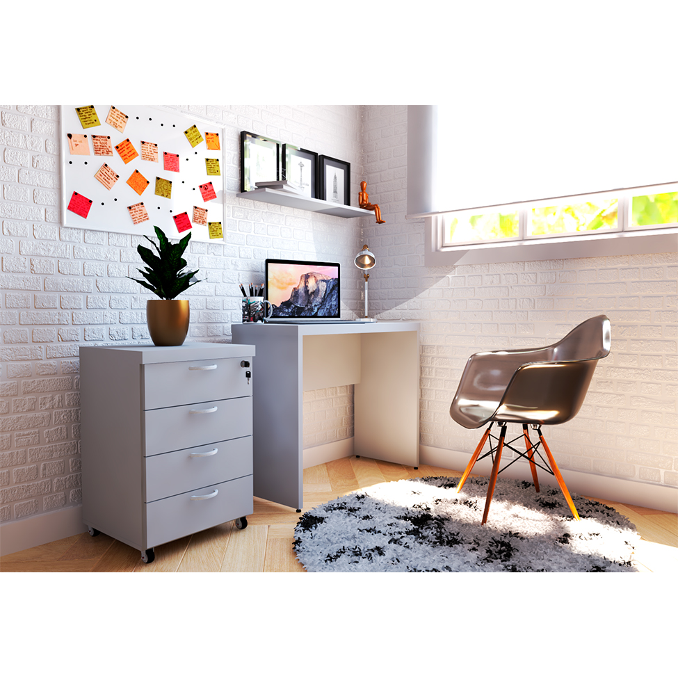 Mesa para Notebook Natus Cinza 80 cm