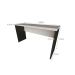 Mesa para Notebook Natus Preta e Branca 140 cm