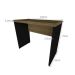 Mesa para Notebook Natus Preta e Carvalho 100 cm