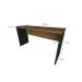Mesa para Notebook Natus Preta e Carvalho 120 cm