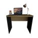 Mesa para Notebook Natus Preta e Carvalho 90 cm
