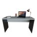 Mesa para Notebook Natus Preta e Cinza 120 cm