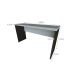 Mesa para Notebook Natus Preta e Cinza 140 cm
