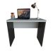 Mesa para Notebook Natus Preta e Cinza 90 cm