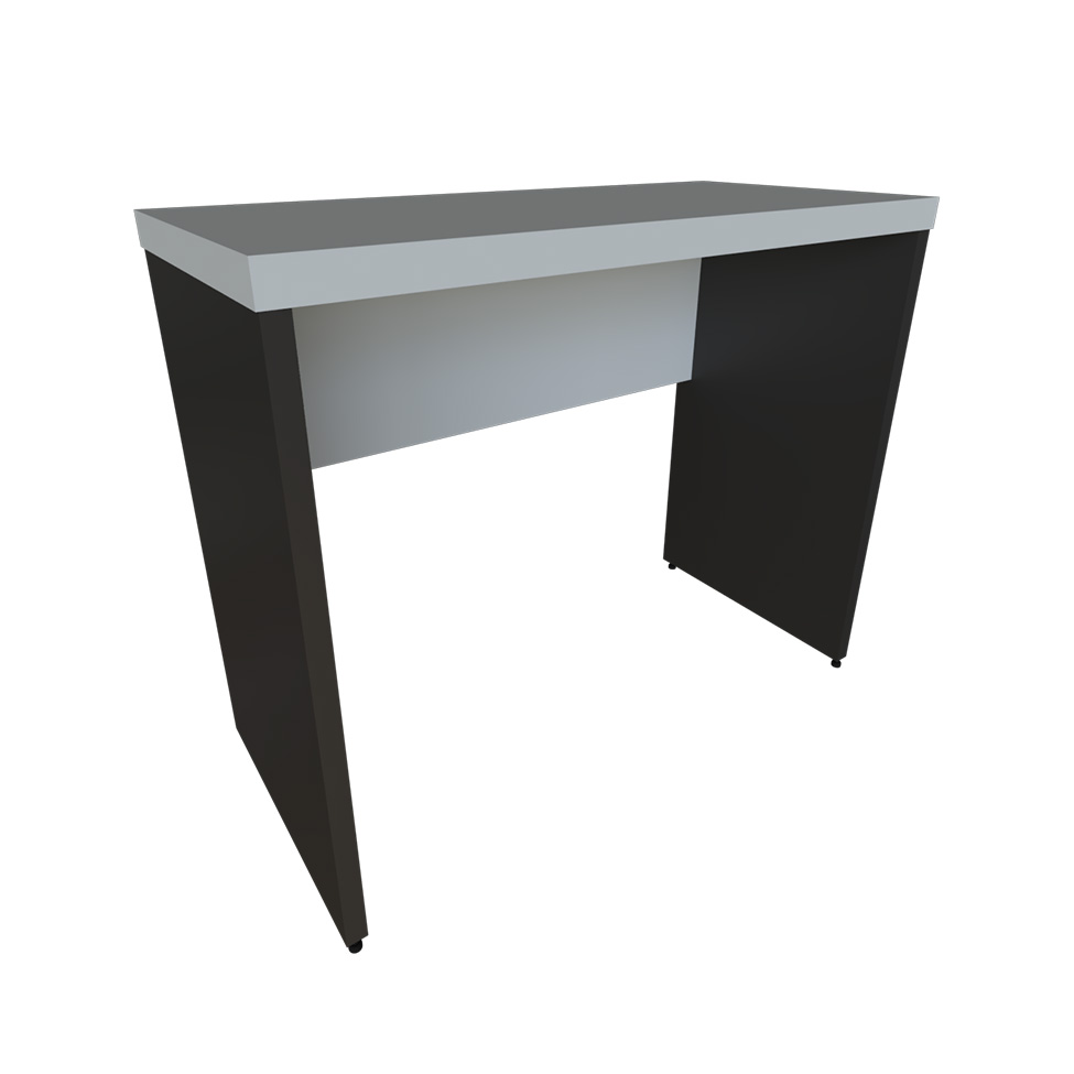 Mesa para Notebook Natus Preta e Cinza 90 cm