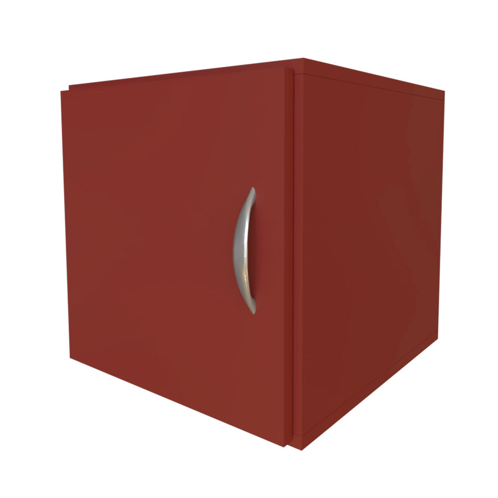 Nicho Quadrado KitCubos Vermelho