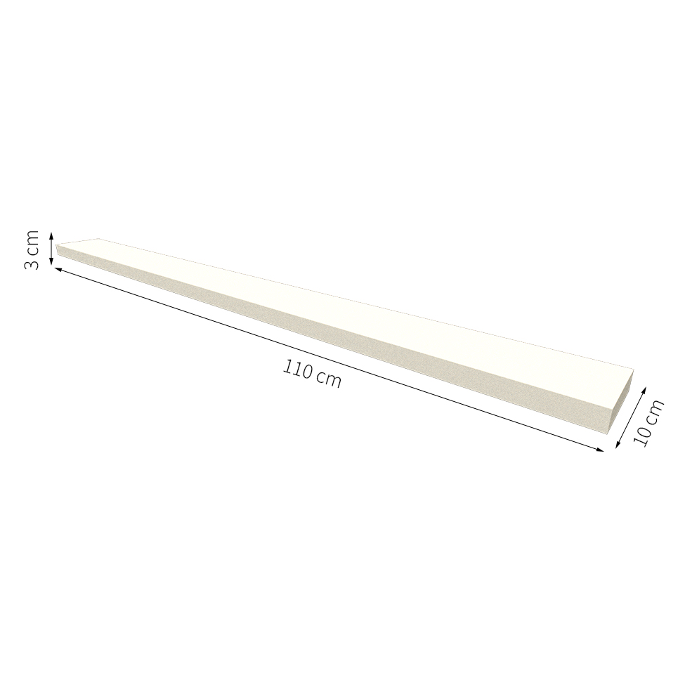 Prateleira Ardo Branca 110 cm