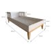 Quarto Infantil Adoleta 1 PT Branco