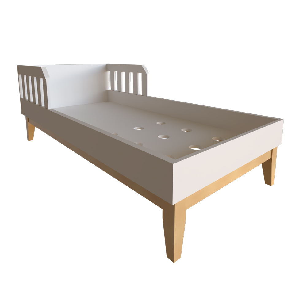 Quarto Infantil Adoleta 1 PT Branco