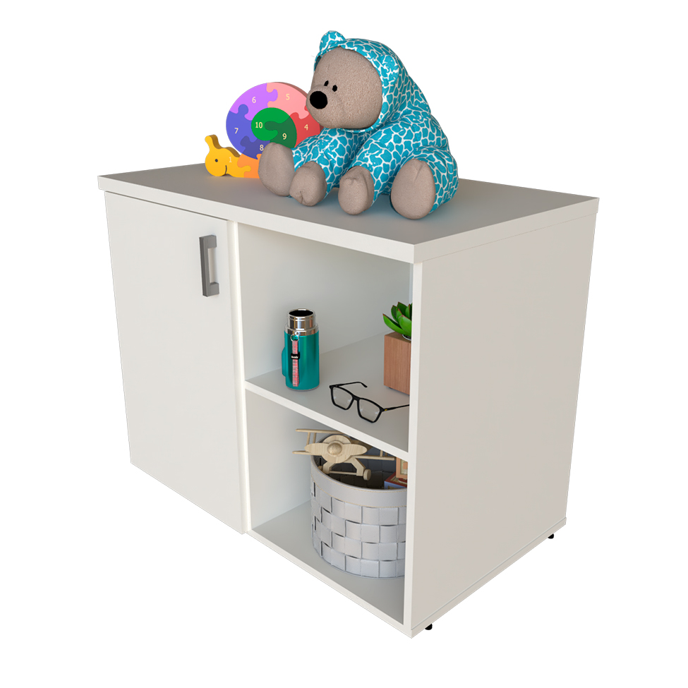 Quarto Infantil Adoleta 1 PT Branco