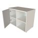 Quarto Infantil Adoleta 1 PT Branco e Cinza Cristal