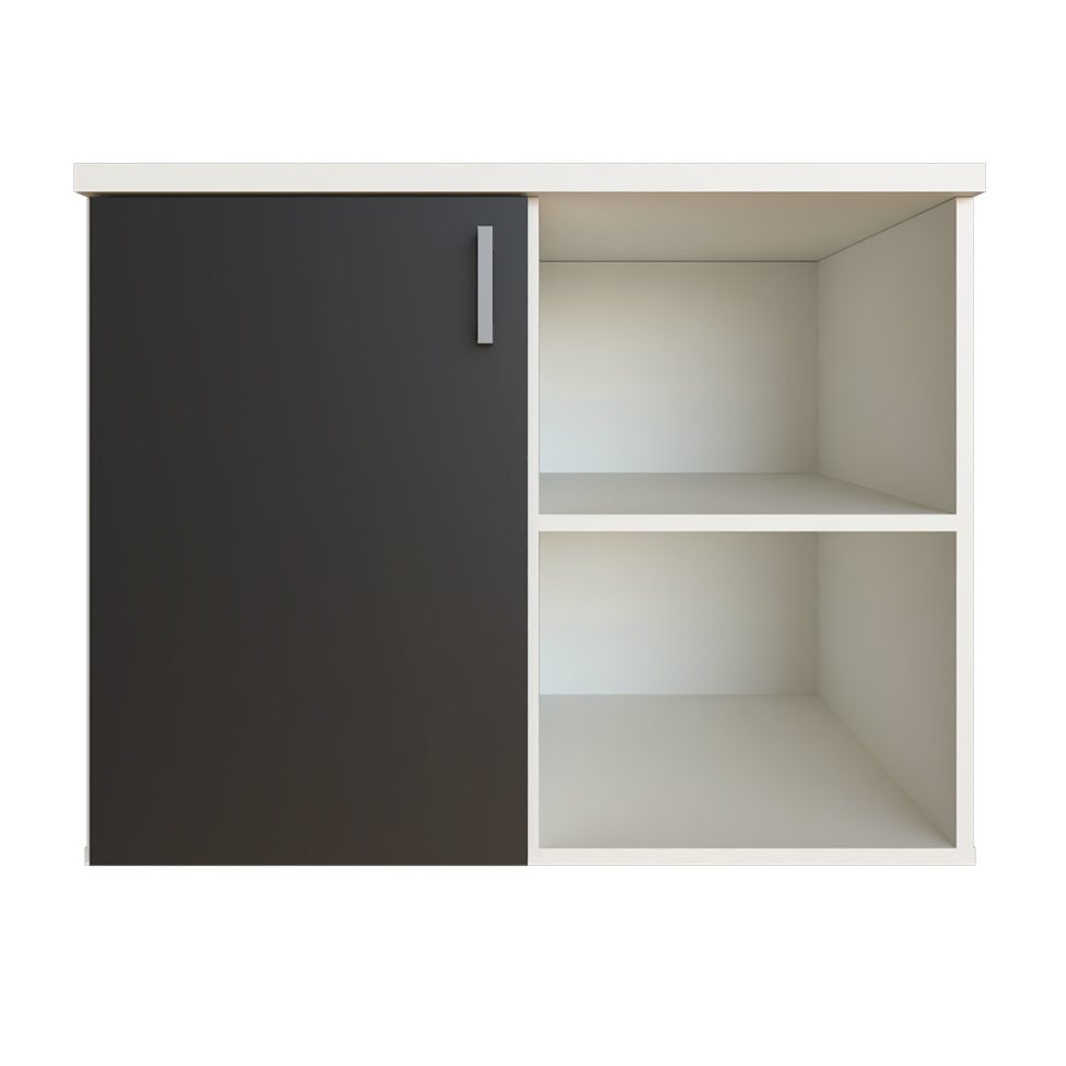 Quarto Infantil Adoleta 1 PT Branco e Preto