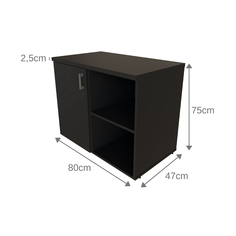 Quarto Infantil Adoleta 1 PT Preto