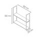 Kit com 2 Prateleiras 90 x 20 cm Preto – PIP2-9020