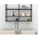 Prateleira industrial preta 03 prateleiras 120x20 - brasforma - pip3-12020