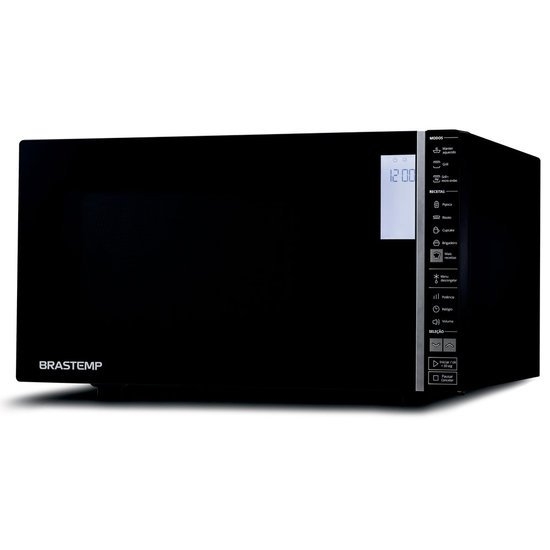 Forno de Micro-ondas Brastemp Espelhado com Grill 32L Preto BMG45A 110V 