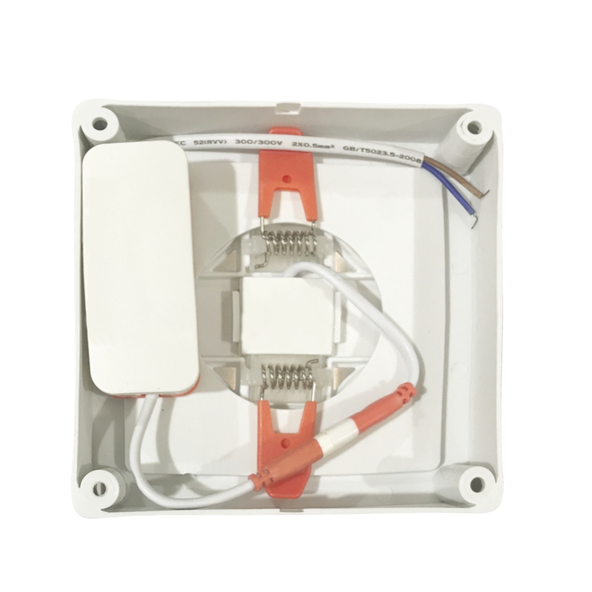 Painel de Led Frameless Quadrado Sobrepor 18W Bivolt Bravalumi 4000K Luz Neutra