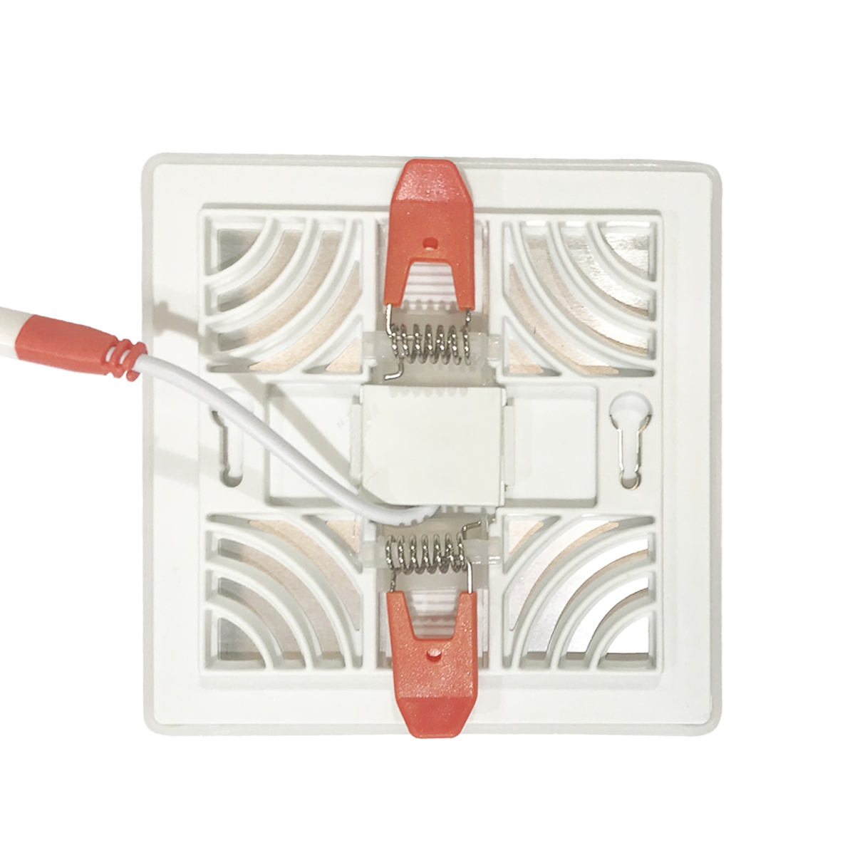 Painel de Led Frameless Quadrado Sobrepor 18W Bivolt Bravalumi 4000K Luz Neutra