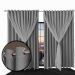 cortina blackout Ana quarto e sala 3,00 x 2,50 cinza