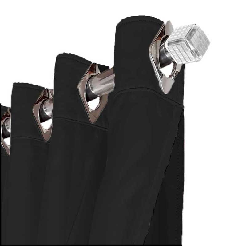 cortina blackout blecaute Ana quarto 4,00 x 2,80 preto