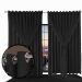 cortina blackout blecaute Ana quarto 4,00 x 2,80 preto