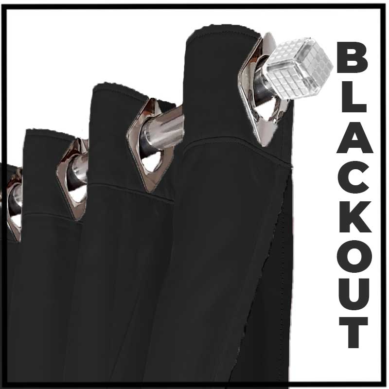 cortina blackout blecaute Ana quarto 4,00 x 2,80 preto