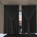 cortina blackout blecaute Ana quarto 4,00 x 2,80 preto