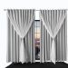 cortina blackout blecaute quarto 7,00x2,80 Ana branco