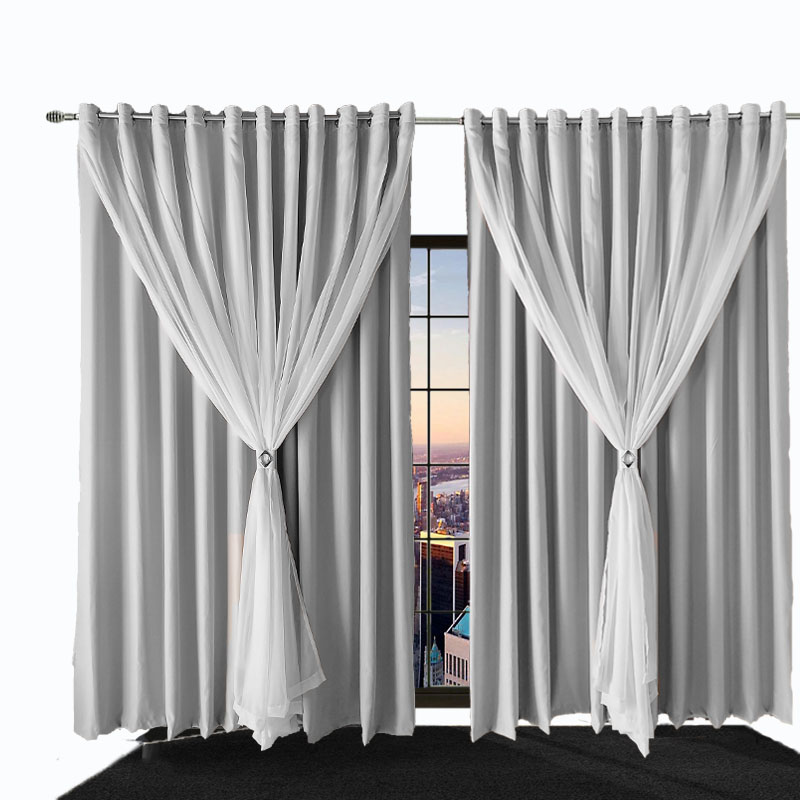 cortina blackout blecaute quarto 7,00x2,80 Ana branco
