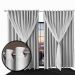 cortina blackout blecaute quarto 7,00x2,80 Ana branco