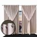cortina blackout corta luz 7,00 x 2,40 sala Ana voil palha