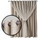 cortina blackout corta luz 7,00 x 2,40 sala Ana voil palha