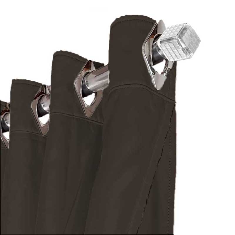 cortina blackout de ilhiois quarto 6,00 x 2,60 Ana marrom