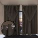 cortina blackout de ilhiois quarto 6,00 x 2,60 Ana marrom