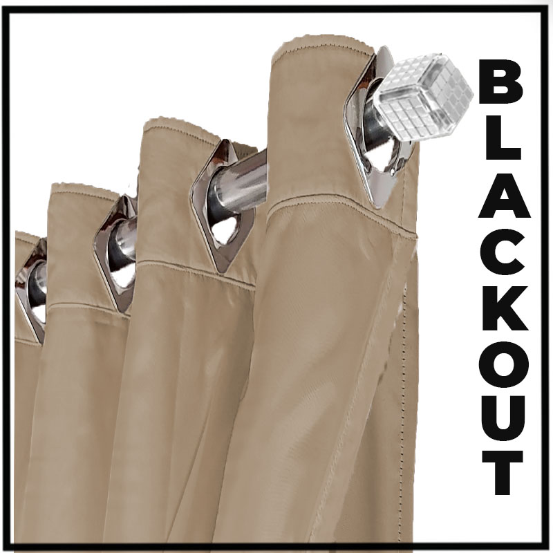 cortina p/quarto blackout Ana 2,00 x1,90 c/voal bege