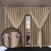 cortina p/quarto blackout Ana 2,00 x1,90 c/voal bege