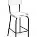 [OUTLET] Banqueta Temp Preta e Branca