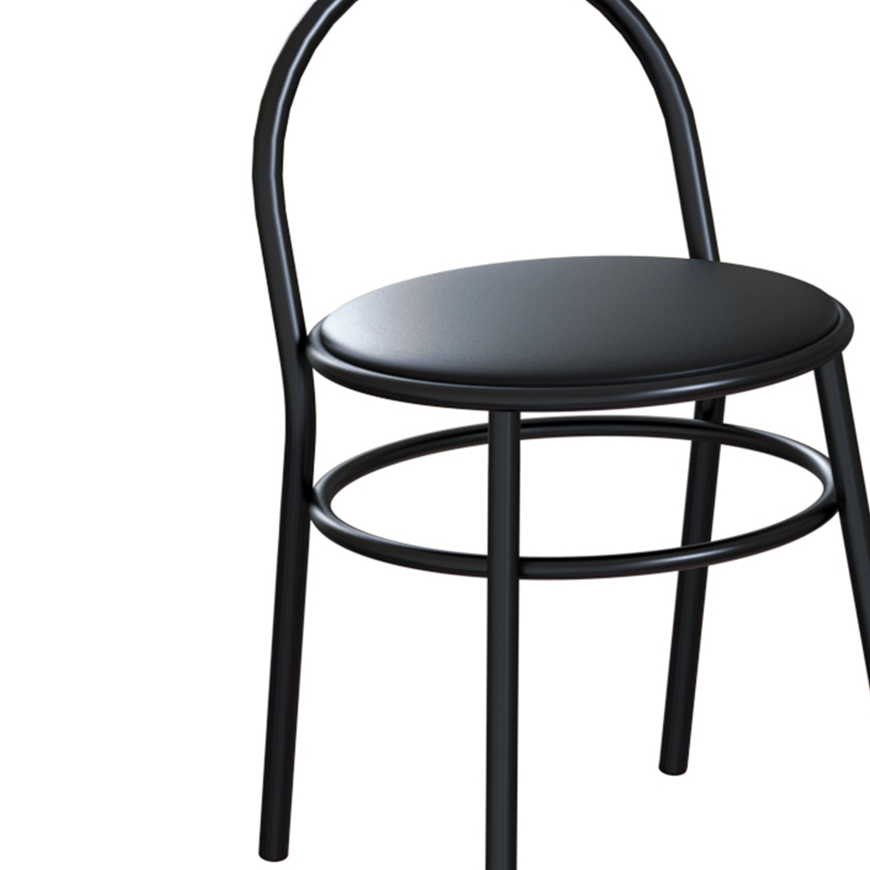 Conjunto com 2 Bancos Ader Preto