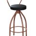 Conjunto com 2 Banquetas Artois Cobre e Preto