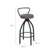 Conjunto com 2 Banquetas Artois Preto e Marrom