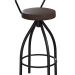 Conjunto com 2 Banquetas Artois Preto e Tabaco