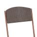 Conjunto com 2 Cadeiras Byron Cinza e Cobre