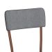 Conjunto com 2 Cadeiras Mackay Cinza e Cobre
