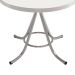 Mesa de Cozinha Redonda Core Branca e Cromada 90 cm