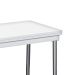 Mesa de Cozinha Retangular Dália Dobrável Branca e Cinza 44 cm