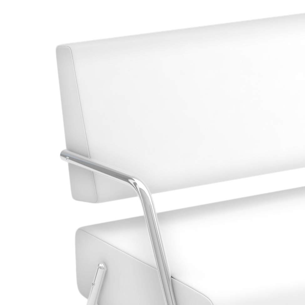 Poltrona PN Vinil Búfalo Branco