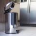  Lixeira Aço Inox 3L Com Tampa Pedal Balde Interno Brinox
