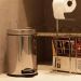  Lixeira Aço Inox 3L Com Tampa Pedal Balde Interno Brinox
