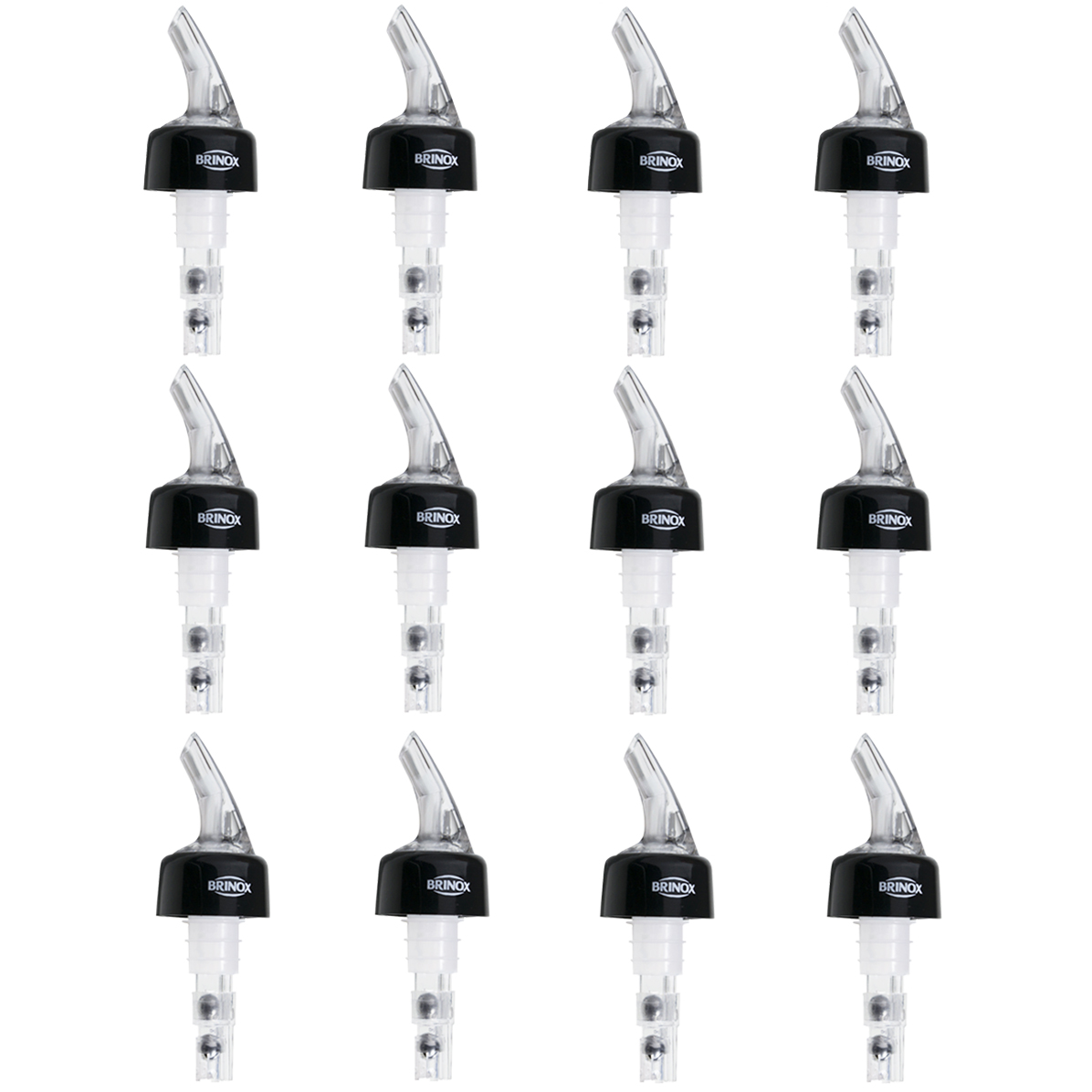 12 Bicos Dosadores com Bilha para Bebidas 50ml Exatos Linha Arienzo Brinox