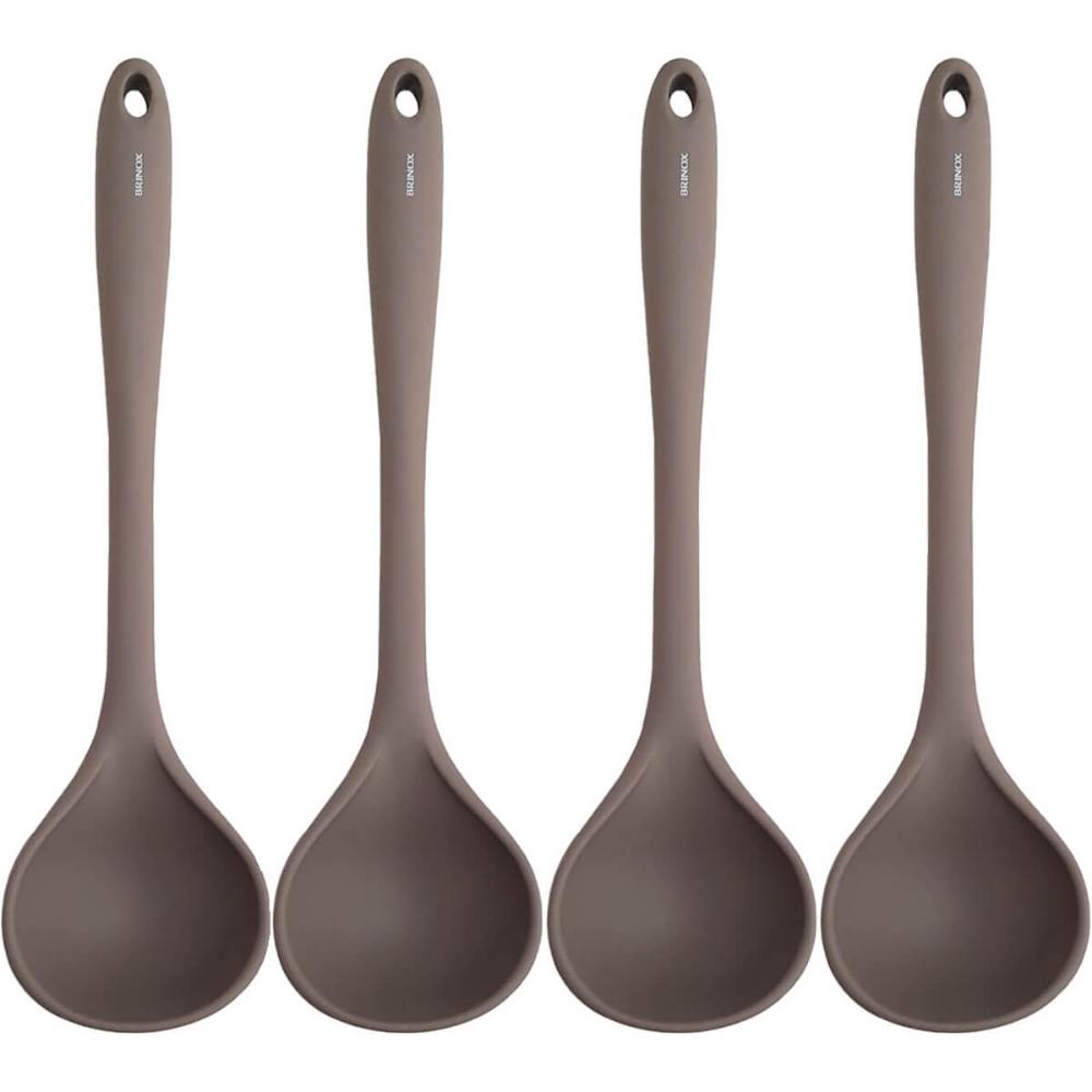 4 Conchas de Silicone Para Cozinha Utensílios Feijão Sopa pa
